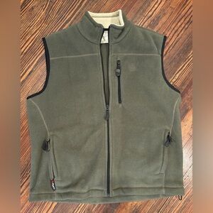 Timberland  Men’s Polartec Olive Fleece Vest Size Medium